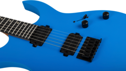 Spira S-400 24 Fret Electric Guitar, MBL Satin Blue