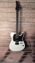 Spira T-400 24 Fret Electric Guitar, MWH Satin White