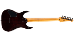 Spira S457 7 String 24 Fret Electric Guitar, TPP Trans Purple