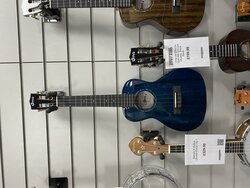 Uma Uk-20st Solid Mh Tenor Ukulele, Blue
