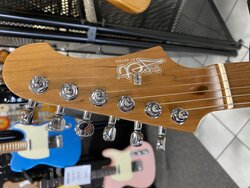 Jet JS-450 Electric Guitar, Ocean Blue Flamed Top