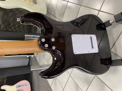 Jet JS-450 Electric Guitar, Ocean Blue Flamed Top