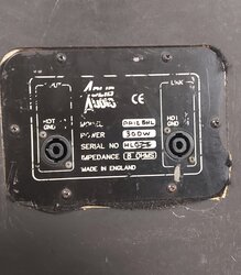 Adlib Audio AA12 BHL 300W Passive Subwoofers Each USED, Black