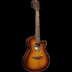 LAG T118ASCE Slimline Electro Acoustic Guitar, Brown Sunburst
