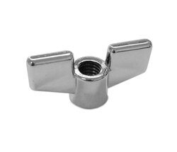 Custom Percussion 8mm Wing Nut For Cymbal Stands, Chrome