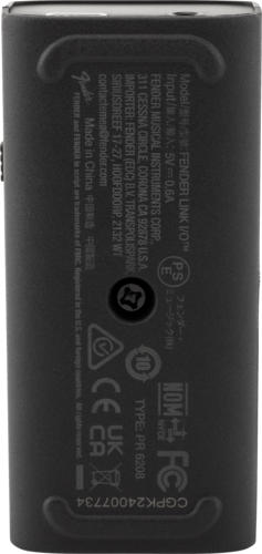 Fender Link I/O USB AUDIO INTERFACE, Black