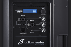 Studiomaster Active Speaker with DSP / Bluetooth, Black, Vortex 15A