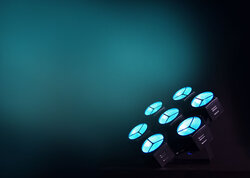 Citronic CosmoPAR: 7x40W COB LED RGBW PAR Light, Ex Demo