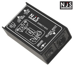 NJS Passive DI Box, Black, NJS053