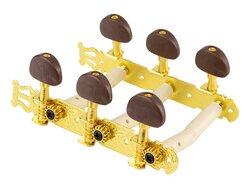 Salvador Cortez Gold Classical Machine Heads, 3 a Side