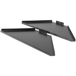 Ultimax DJ Booth Corner Shelf (2pcs) with Carry Bag