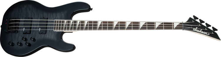 Jackson Concert Bass JKS3Q, Transparent Black Burst