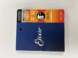 Elixir Nanoweb Electric Guitar Strings 12-52 12152