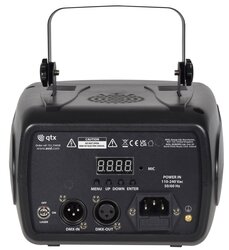 QTX Butterfly DJ Light Effect 3-in-1 LED & Laser Effect Light, Black, 151.744UK