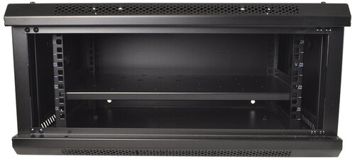 Cobra Metal 19" Rack Cabinet With Glass Door, Black CWR-445, 4U 450mm 99200