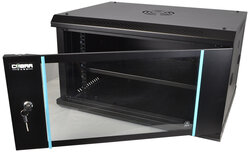 Cobra Metal 19" Rack Cabinet With Glass Door