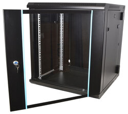 Cobra Metal 19" Rack Cabinet With Glass Door