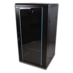 Cobra Metal 19" Rack Cabinet With Glass Door FLAT PACKED