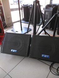 FBT S82 COAXIAL DESIGN SPEAKERS (PAIR)