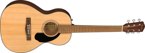 Fender CP-60S Solid Top Parlour Sized Acoustic Guitar, Natural
