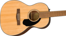 Fender CP-60S Solid Top Parlour Sized Acoustic Guitar, Natural