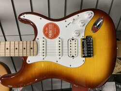 Fender Squier Affinity Strat Fmt Hss Maple Neck, Sienna Sunburst