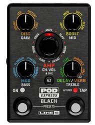 Pod Express Pedal - Bass, Black