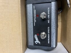 Fender Footswitch 2 Button - Used
