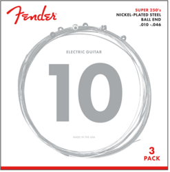 Fender 250R NPS Ball End 10-46 3 Pack Electric Strings