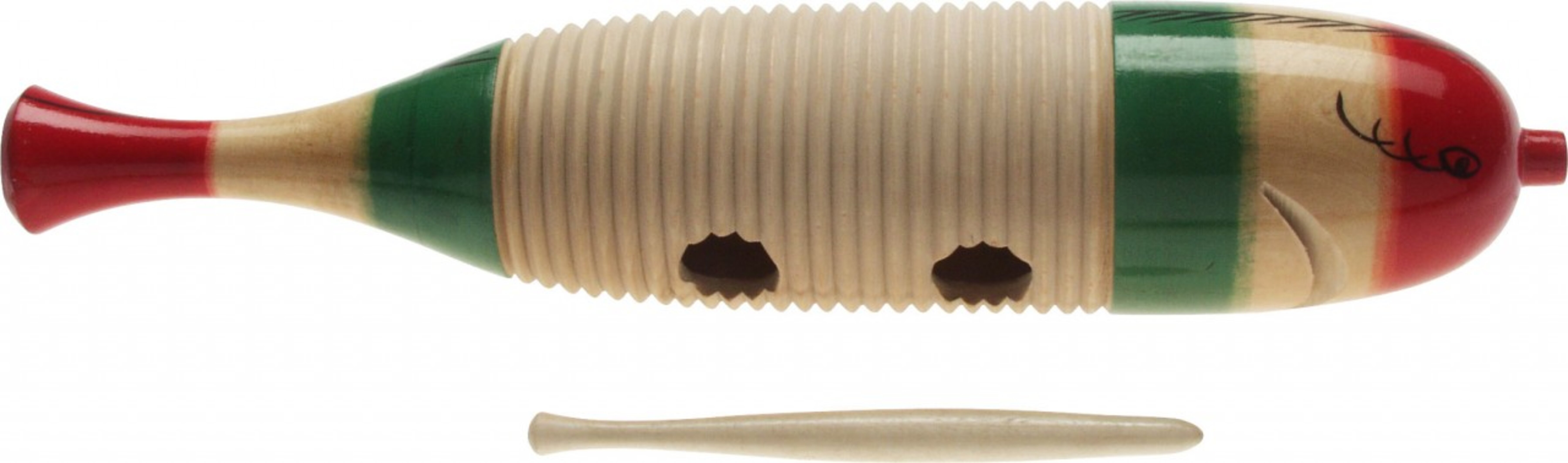 HW Audio:. Stagg Wooden Guiro Fish Shaped, with Scraper, Large
