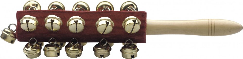 Stagg Set of Sleigh Bells On a Stick, 21 Bells