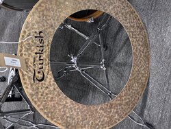 Turkish Zilzen Cymbals Holey Gong, 24"