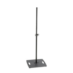 Gravity Flat Steel Square Base Speaker Stand Upto 20KG Capacity, Black, LS 331B