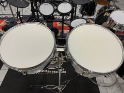 Pair of Cuban Style Timbale Drums, 13, 14" - Used