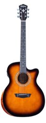 Washburn Was-wcg10ce Electro Acoustic Guitar, Sunburst