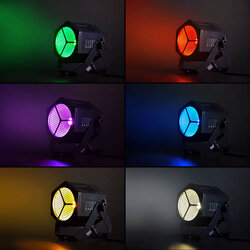 Citronic Hexa PAR 40W COB LED RGBW PAR Light, Black, 154.070UK NEW