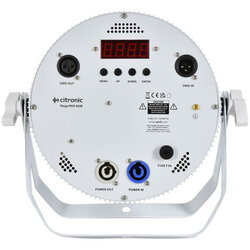 Citronic MagicPAR-80: 12 X 12W RGBWA/UV Fanless PAR Can, WHITE 154.067UK