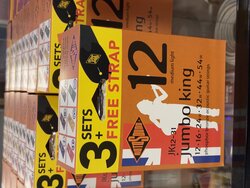 Rotosound Jumbo King Acoustic Strings 12-54 3 Sets With Free Strap JK11-31