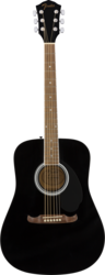 Fender FA-125 Dreadnought, Walnut Fingerboard, Black