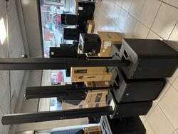 RCF Evox J9 3 Way Portable Column System, Black