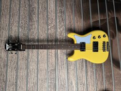 Epiphone Newporter Bass- Used, Yellow