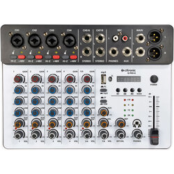 Q-PAD-8 Compact Mixer with USB/BT and Audio Interface, 170.818UK