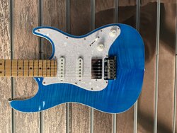 Jet JS-450 Electric Guitar, Ocean Blue