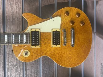 Epiphone 1994 Korean Les Paul Quilt Top - Used, Natural