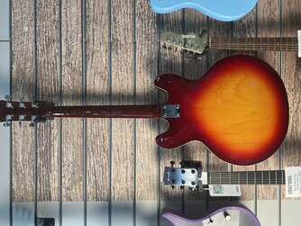 Columbus Semi Acoustic - Used, Sunburst
