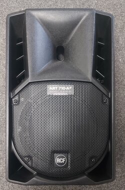 Pair of RCF 710A MK4 with Covers - Used, Black