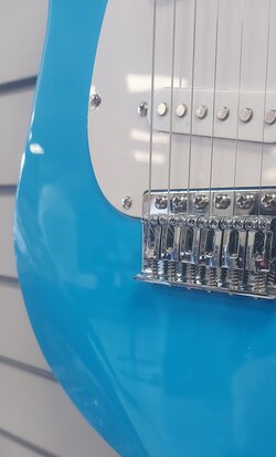 Johnny Brook JB 415 Electric Guitar High Gloss Finish Supplied with Lead, Blue