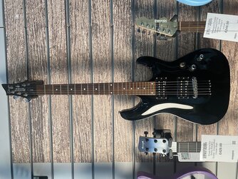 Schecter Omen 6 Guitar - Used, Black