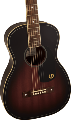Jim Dandy Parlour Guitar, Cherry Burst