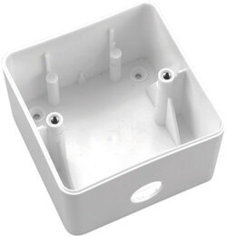 Eagle Surface Mount Deep Attenuator Back Box White, White